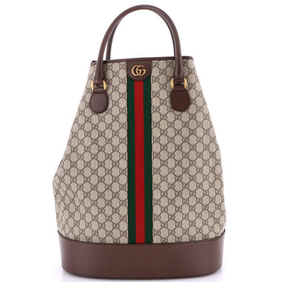 Gucci Savoy Duffle Bag GG Coated Canvas - Picture 1 of 5